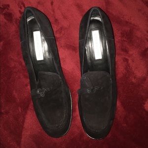 Black Suede loafer with tassels